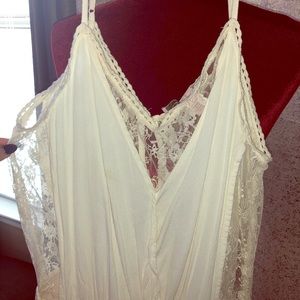 Lace ivory jumper